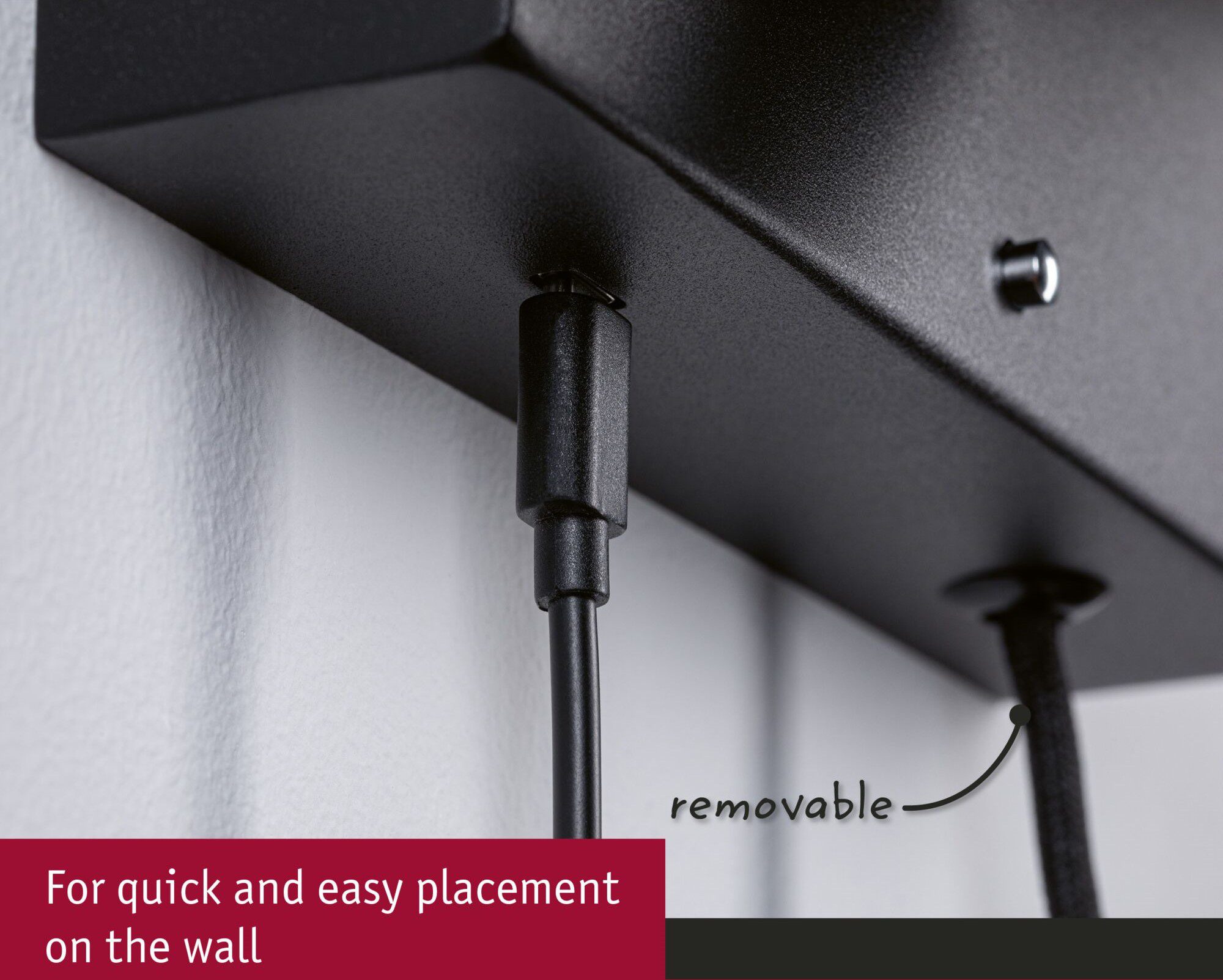 Oprawa ścienna JERIK LED 2,4W 3-STEP DIM 160lm 3000K USB-C 230V Z przełącznikiem Czarny mat /metal - obrazek 11