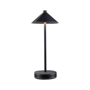 Lampka stołowa akumulatorowa PELLINI LED DIM USB-C 2W 300lm 3000/4000/6500K IP20 czarny matowy / materiał / metal