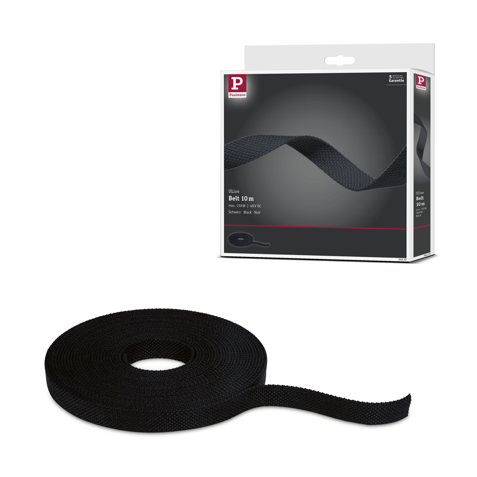 Taśma przewodząca systemu ULine 10m IP20 48V czarny tkanina / miedź - obrazek 9