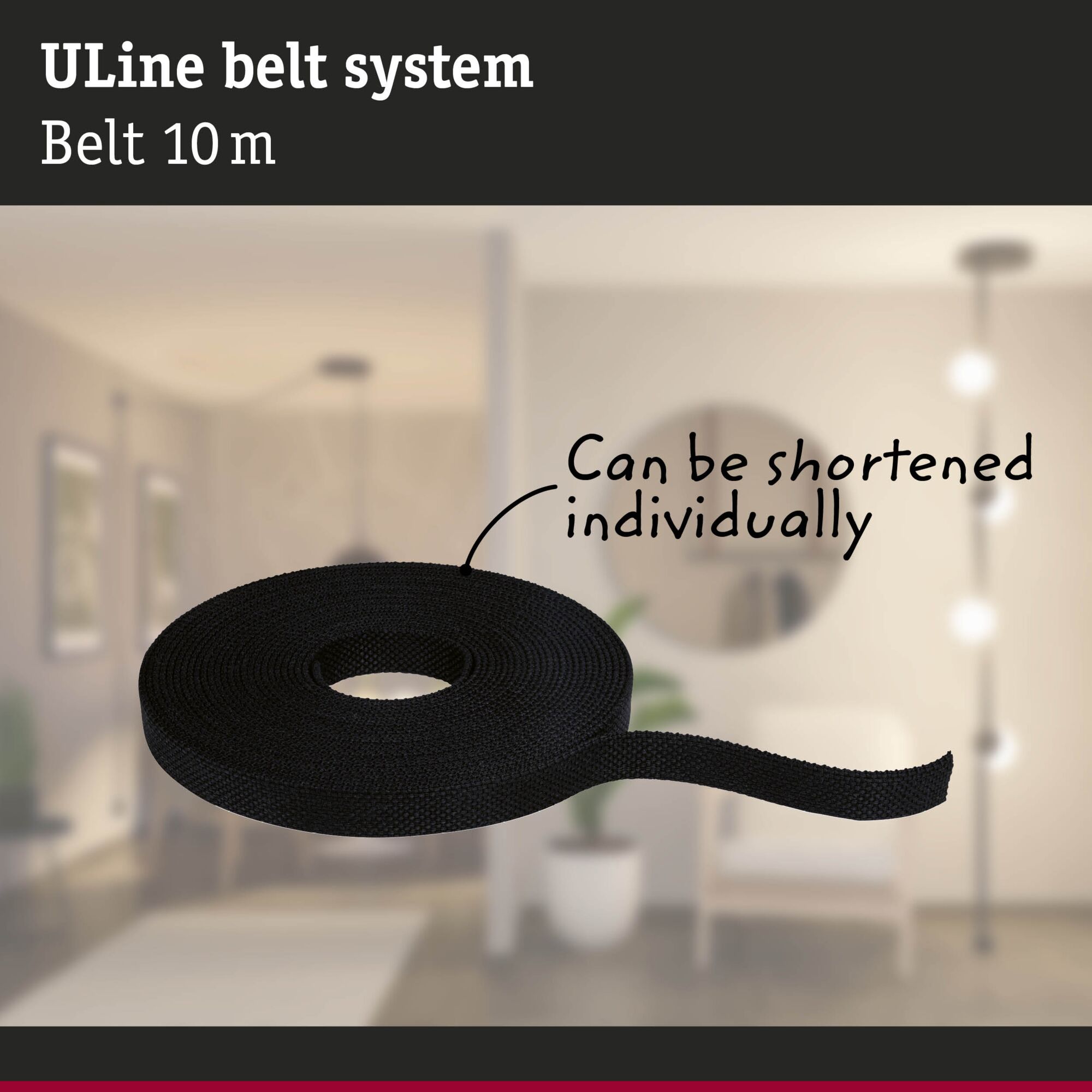 Taśma przewodząca systemu ULine 10m IP20 48V czarny tkanina / miedź - obrazek 5