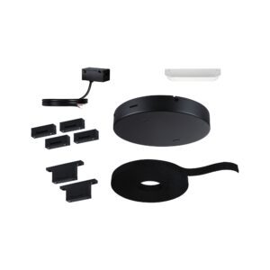 Zestaw podstawowy systemu ULine z taśmą 10m czarny max.150W 230V/48V czarny / aluminum