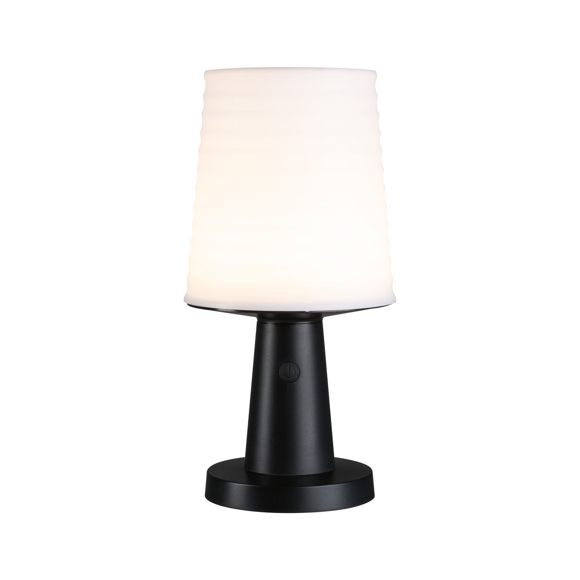 Lampka stołowa solarna ILANGA LED DIM USB-C 2.1W 125lm 2700K IP44 antracyt / tworzywo z recyklingu