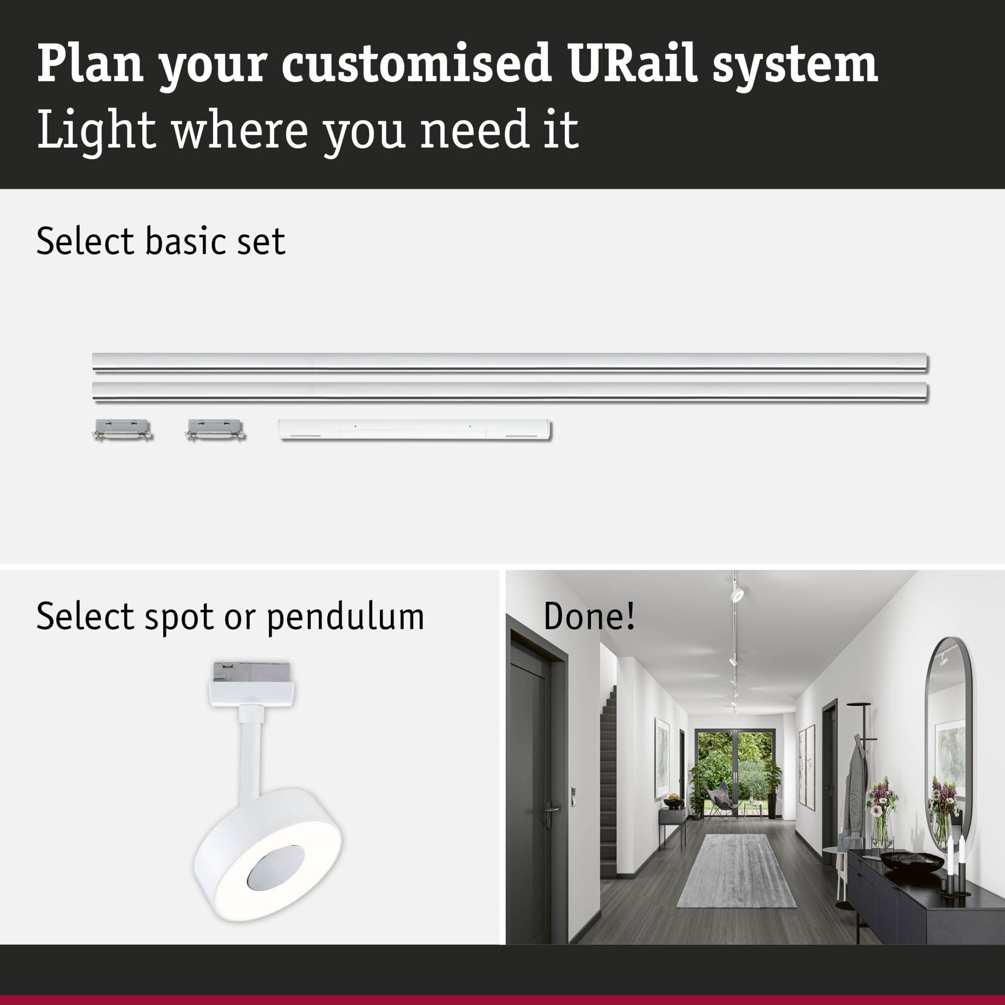 URail Basissystem 2,30m 1000W Signalws - obrazek 4