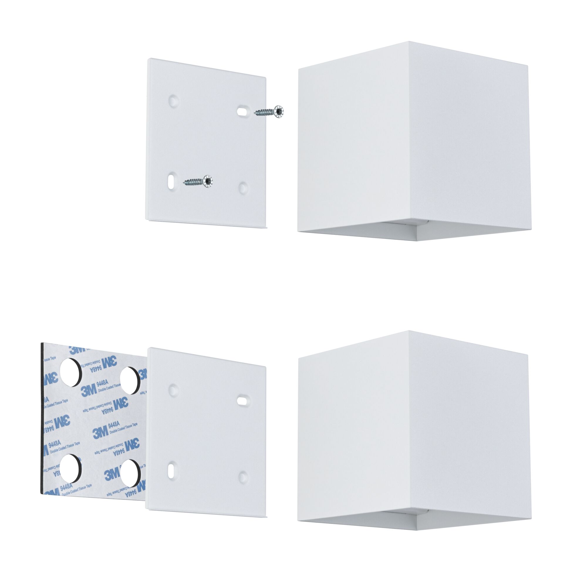 Mobile wall lamp NYARA LED with sensor 2x1W up/down 3000K 2x165lm USB-C Battery IP44 white / aluminum / plastic - Image 9