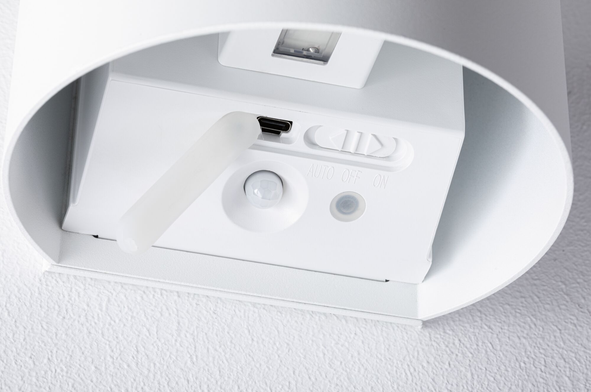 NYORA LED Mobile Wall Lamp with Sensor 2x1W Up/Down 3000K 2x165lm USB-C Battery IP44 White / Aluminum / Plastic - Image 9