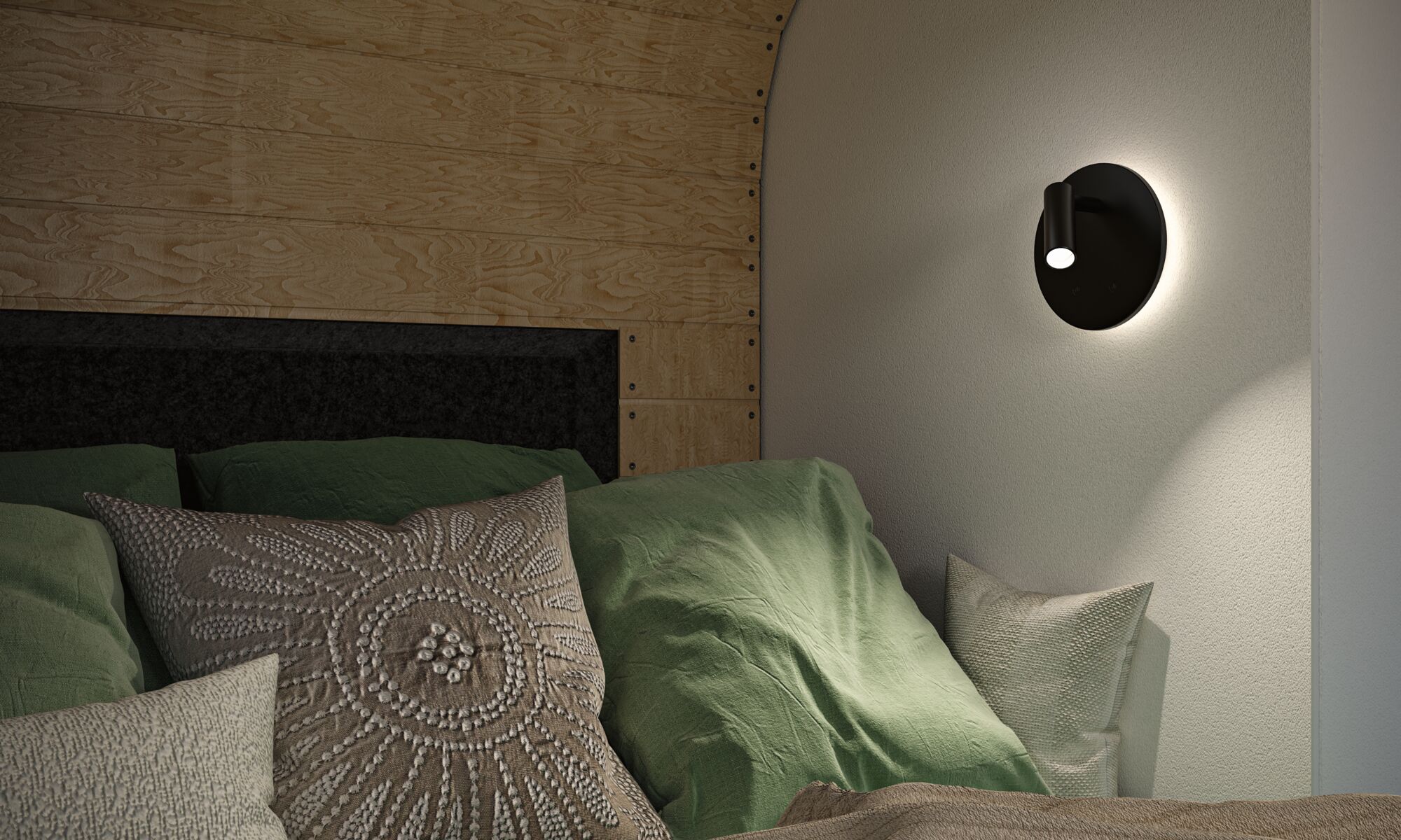 Mobilna lampa ścienna AIORA LED DIM 0,7W + backlight 0,6W 2700K 78 + 82lm USB-C Aku czarny / tworzywo sztuczne - obrazek 11