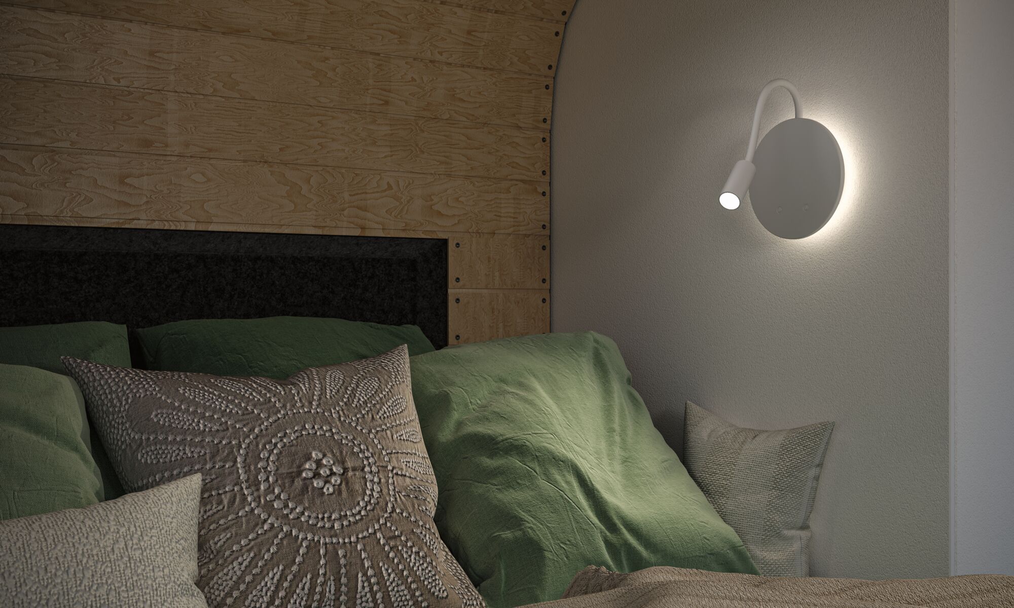 Mobilna lamapa ścienna MIORA LED DIM 0,7W + backlight 0,6W 2700K 78 + 82lm USB-C Aku biały / tworzywo sztuczne - obrazek 12