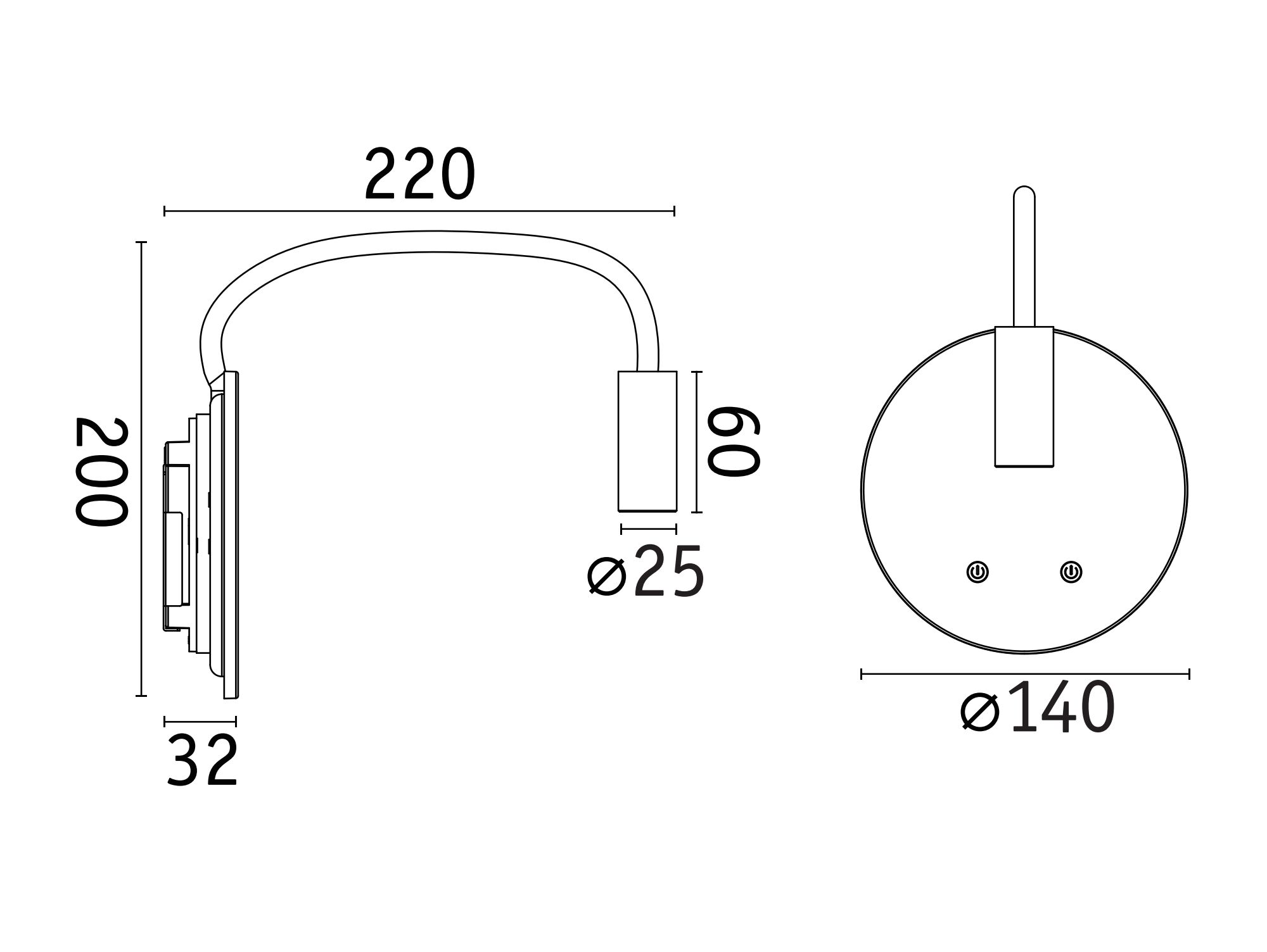 Mobilna lamapa ścienna MIORA LED DIM 0,7W + backlight 0,6W 2700K 78 + 82lm USB-C Aku biały / tworzywo sztuczne - obrazek 15