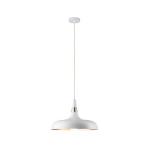Lampa wisząca Neordic Juna 342mm max.20W E27 DIM 230V biały mat / szampan / metal