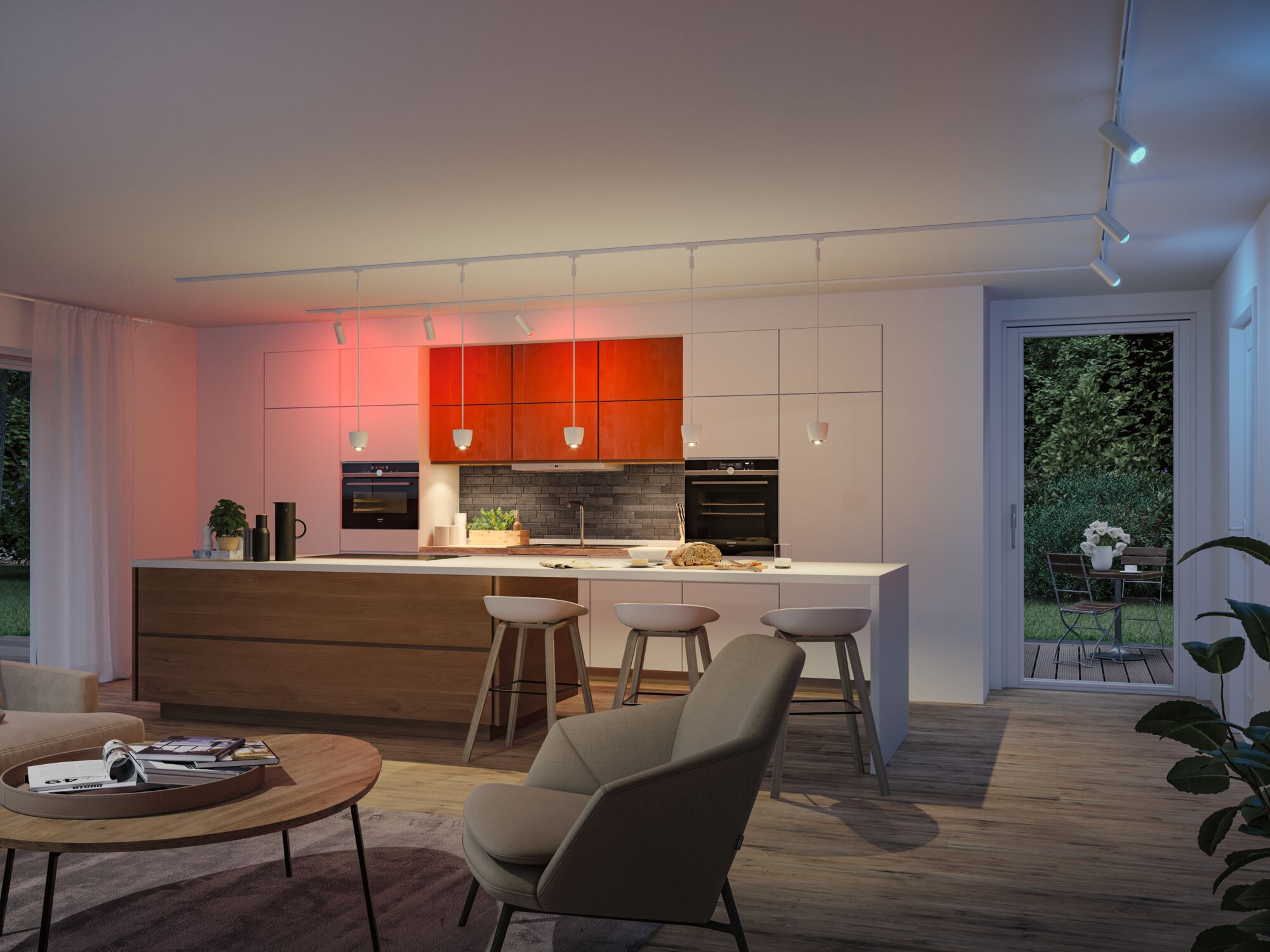 Reflektor na szynoprzewód Urail SH Zigbee Tarie LED RGBW DIM 4,5W 230lm 2700 - 6500 K 230V Biały Ral 9003 / tworzywo sztuczne - obrazek 10