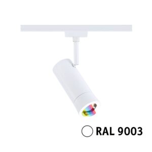 Reflektor na szynoprzewód Urail SH Zigbee Tarie LED RGBW DIM 4,5W 230lm 2700 - 6500 K 230V Biały Ral 9003 / tworzywo sztuczne
