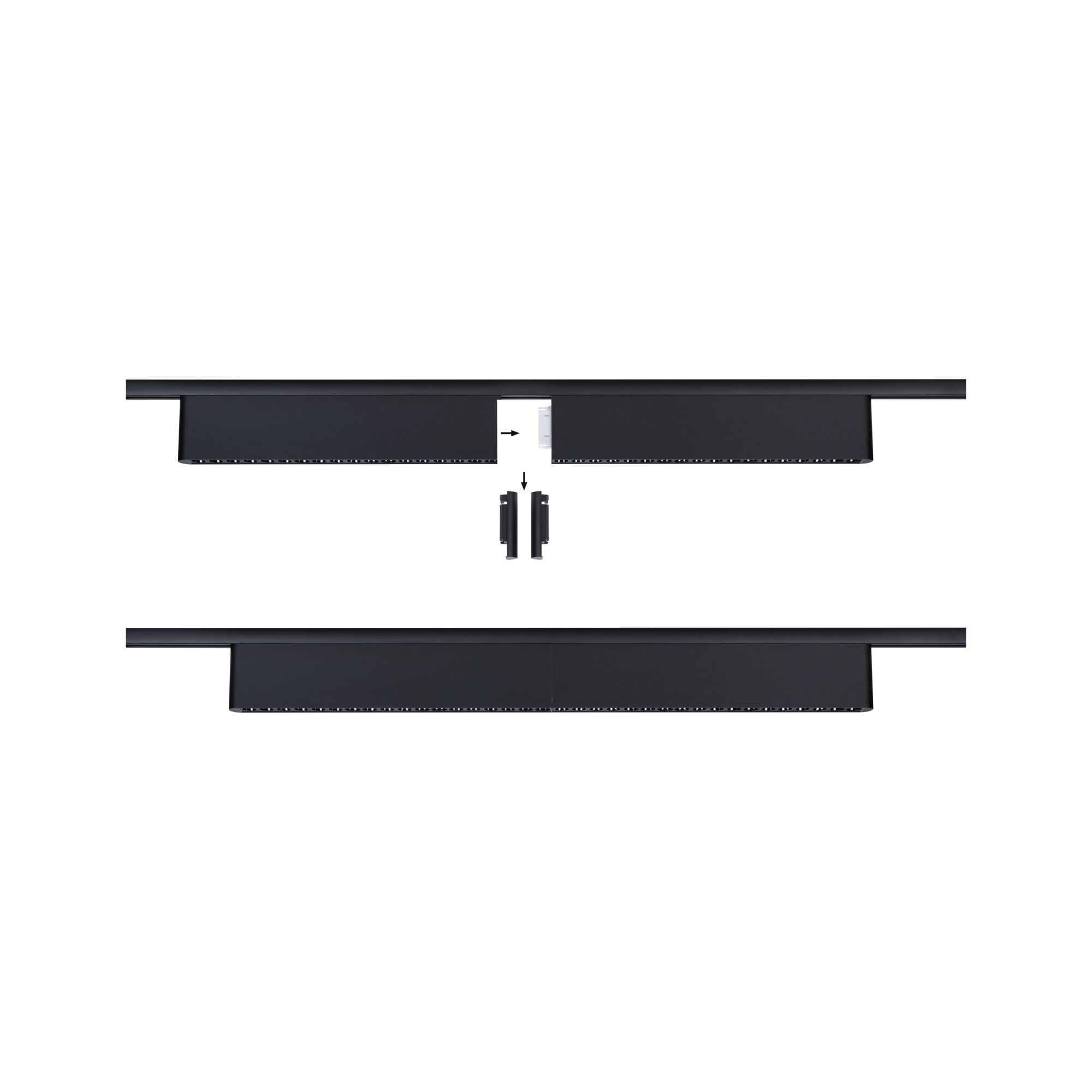 URail ZELOS LED 3-STEP DIM 10W 1050lm IP20 3000K 230V black matte / aluminum track fixture - Image 4