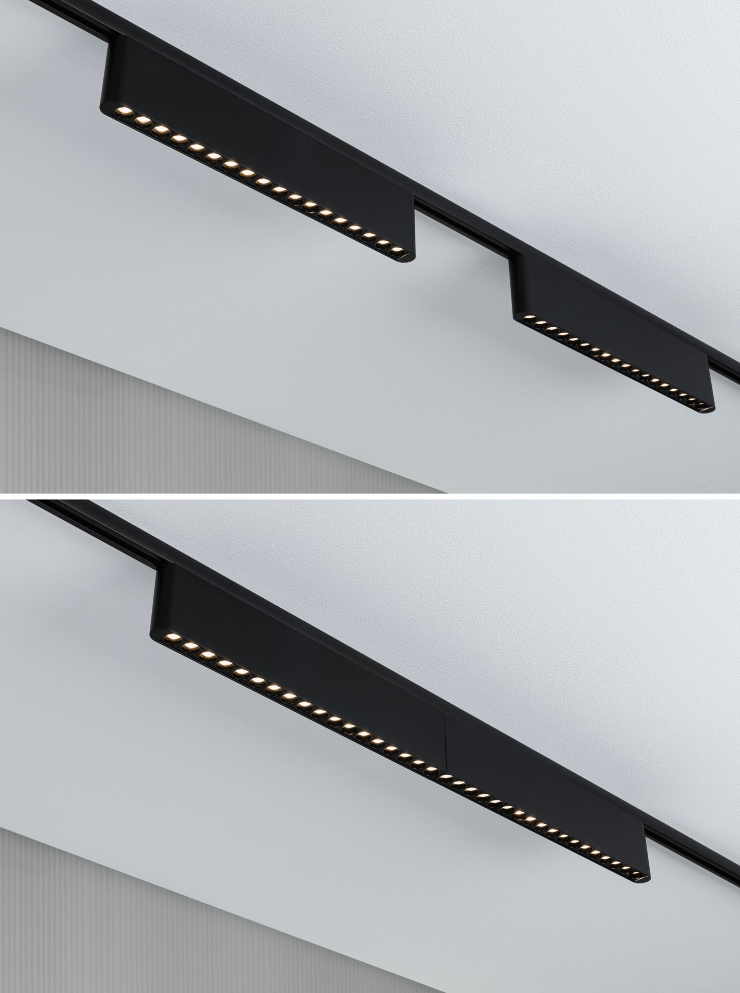 URail ZELOS LED 3-STEP DIM 10W 1050lm IP20 3000K 230V black matte / aluminum track fixture - Image 2