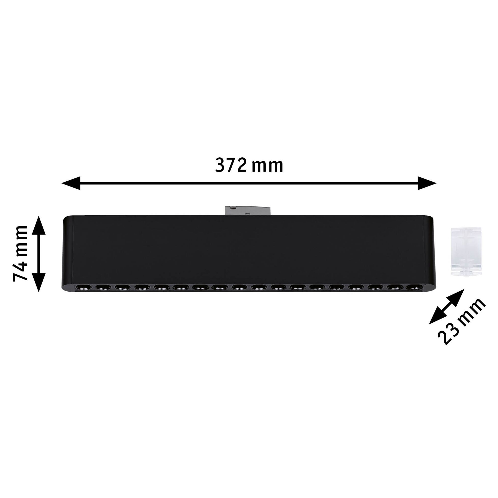 URail ZELOS LED 3-STEP DIM 10W 1050lm IP20 3000K 230V black matte / aluminum track fixture - Image 9