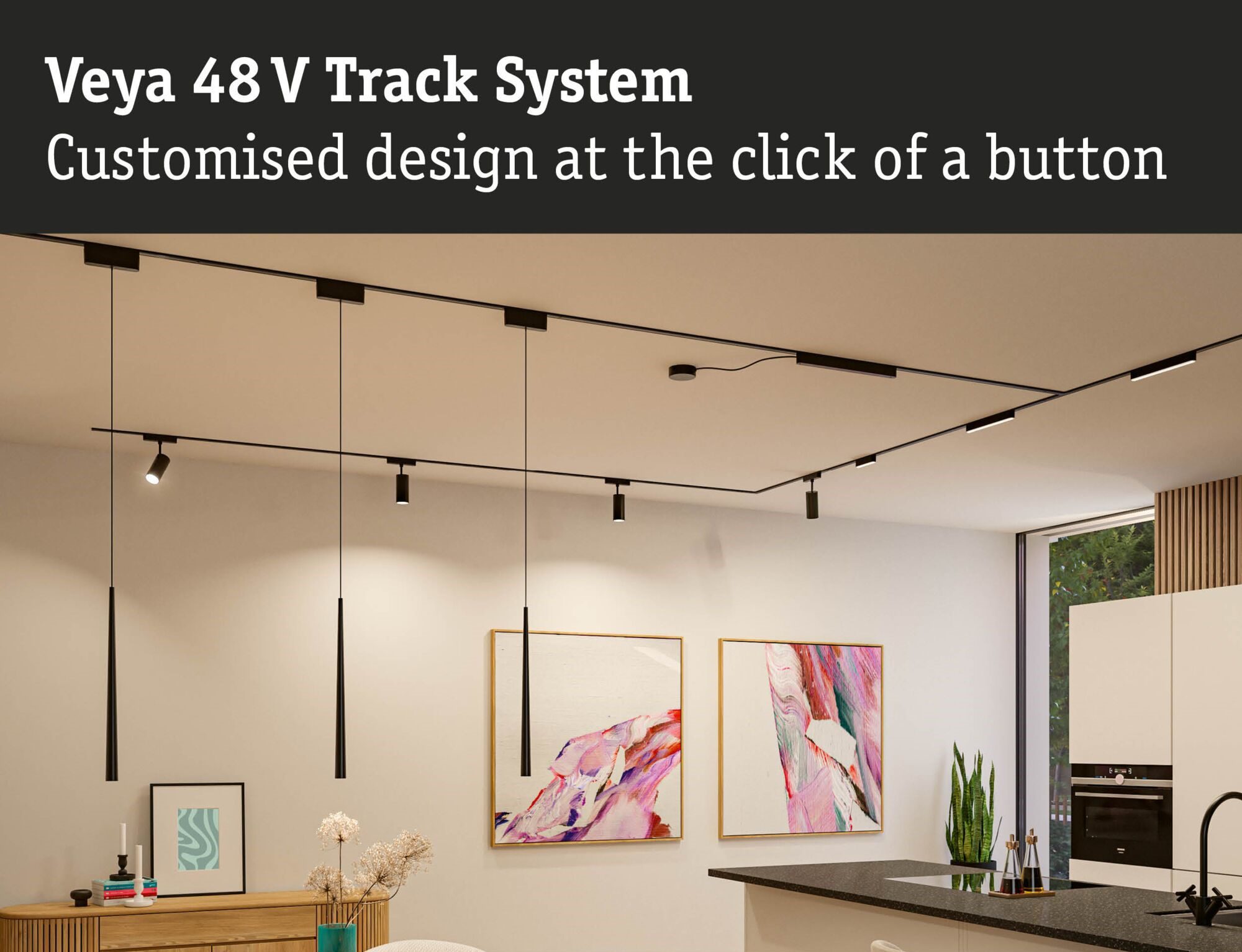 Łącznik szynowy I VEYA system 48V DC czarny matowy / tworzywo sztuczne - obrazek 6