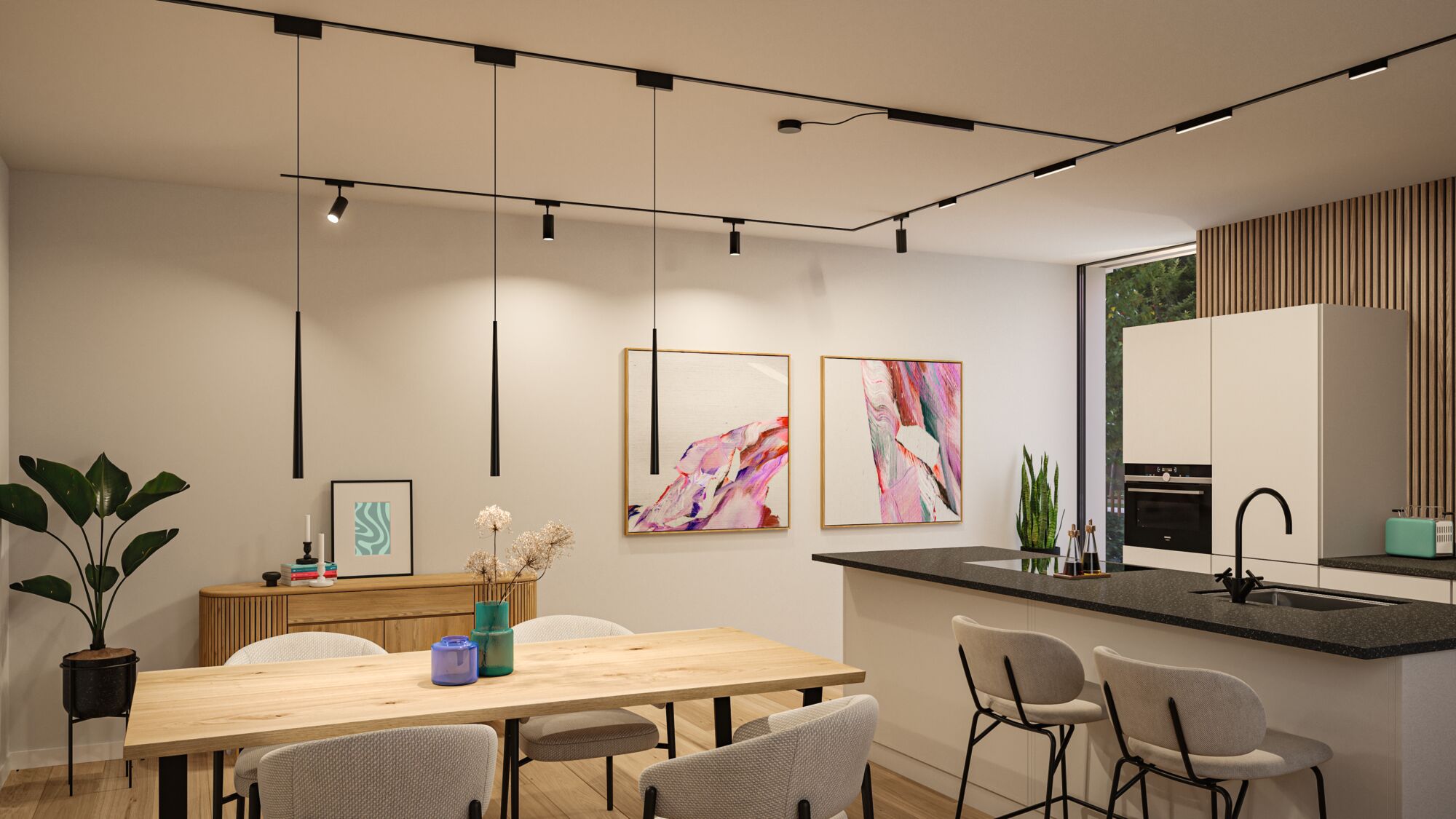 Łącznik szynowy I VEYA system 48V DC czarny matowy / tworzywo sztuczne - obrazek 4