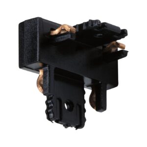 Łącznik szynowy L ściana sufit VEYA system 48V DC czarny matowy / tworzywo sztuczne