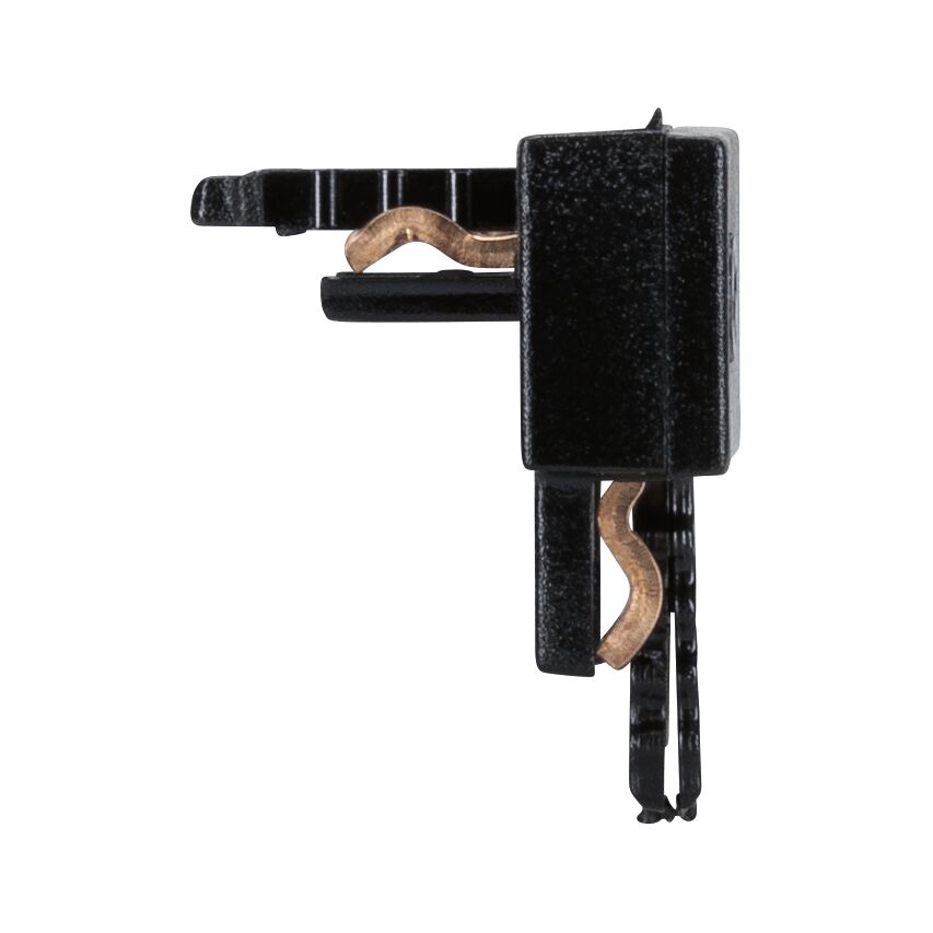 Łącznik szynowy L ściana sufit VEYA system 48V DC czarny matowy / tworzywo sztuczne - obrazek 2