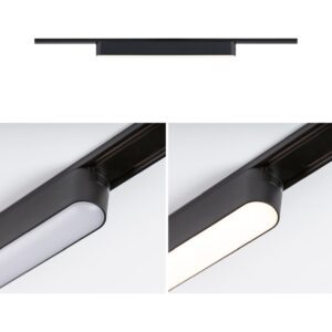 VEYA JORIN LED Track Fixture 10W 1250lm IP20 3000K 48V DC matte black / aluminum