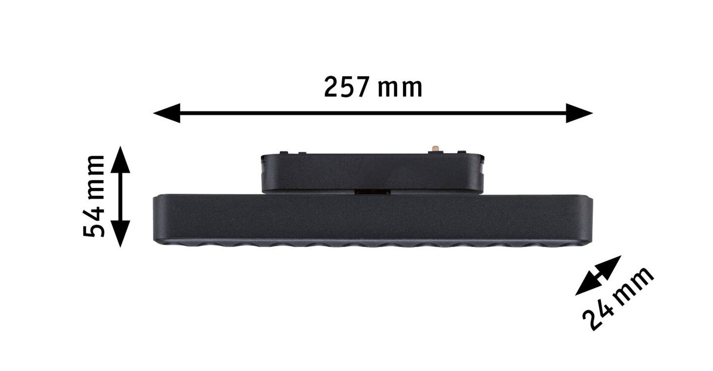 VEYA FLEX LED Track Fixture 11.5W 1150lm IP20 3000K 48V DC matte black / aluminum - Image 11