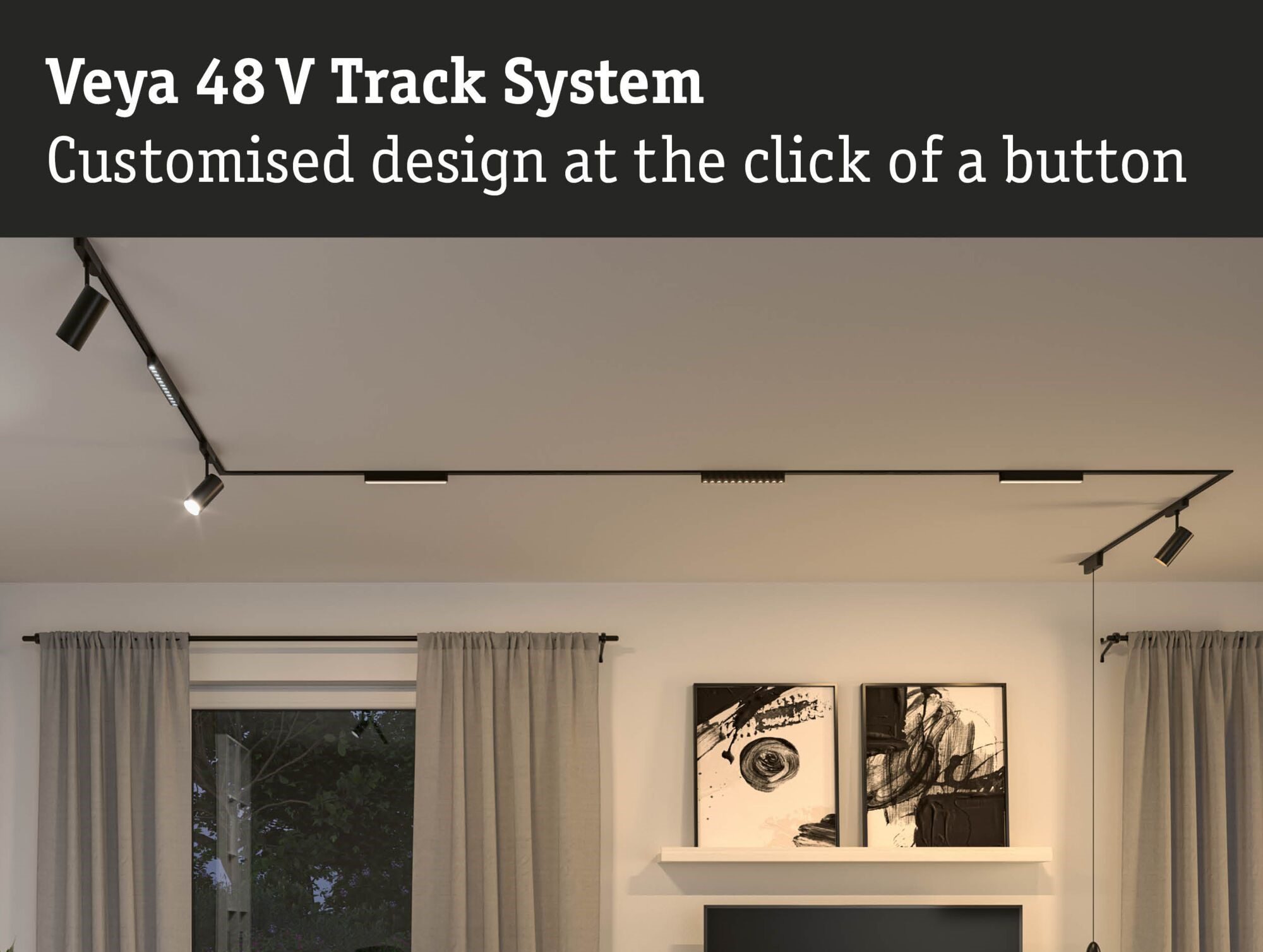 VEYA ZENOR LED DIM Track Spotlight 7.5W 800lm IP20 2700-6000K 48V DC matte black / aluminum - Image 9