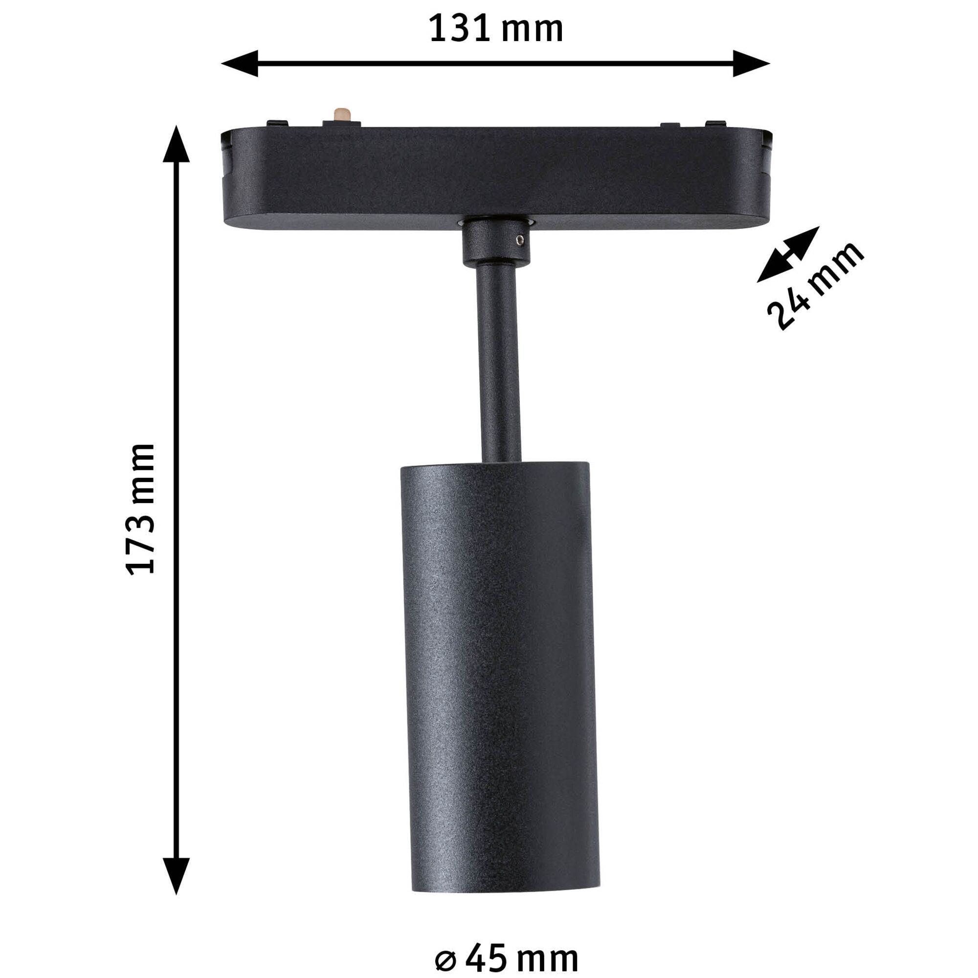 VEYA ZENOR LED DIM Track Spotlight 7.5W 800lm IP20 2700-6000K 48V DC matte black / aluminum - Image 10