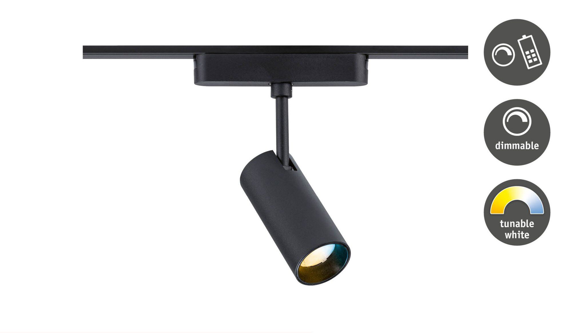 VEYA ZENOR LED DIM Track Spotlight 7.5W 800lm IP20 2700-6000K 48V DC matte black / aluminum - Image 3