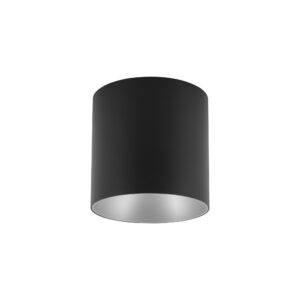 EYE TONE CZARNY/ SREBRNY OPRAWA SUFITOWA SPOT TUBA NT1XGU10/10W IP20 STAL LAKIEROWANA/ TWORZYWO PROM