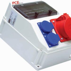 ECOLINE ROZDZIELNIA BUDOWLANA STACJONARNA Z TWORZYWA 32/5 2GS IP44 BEZ ZABEZPIECZEŃ