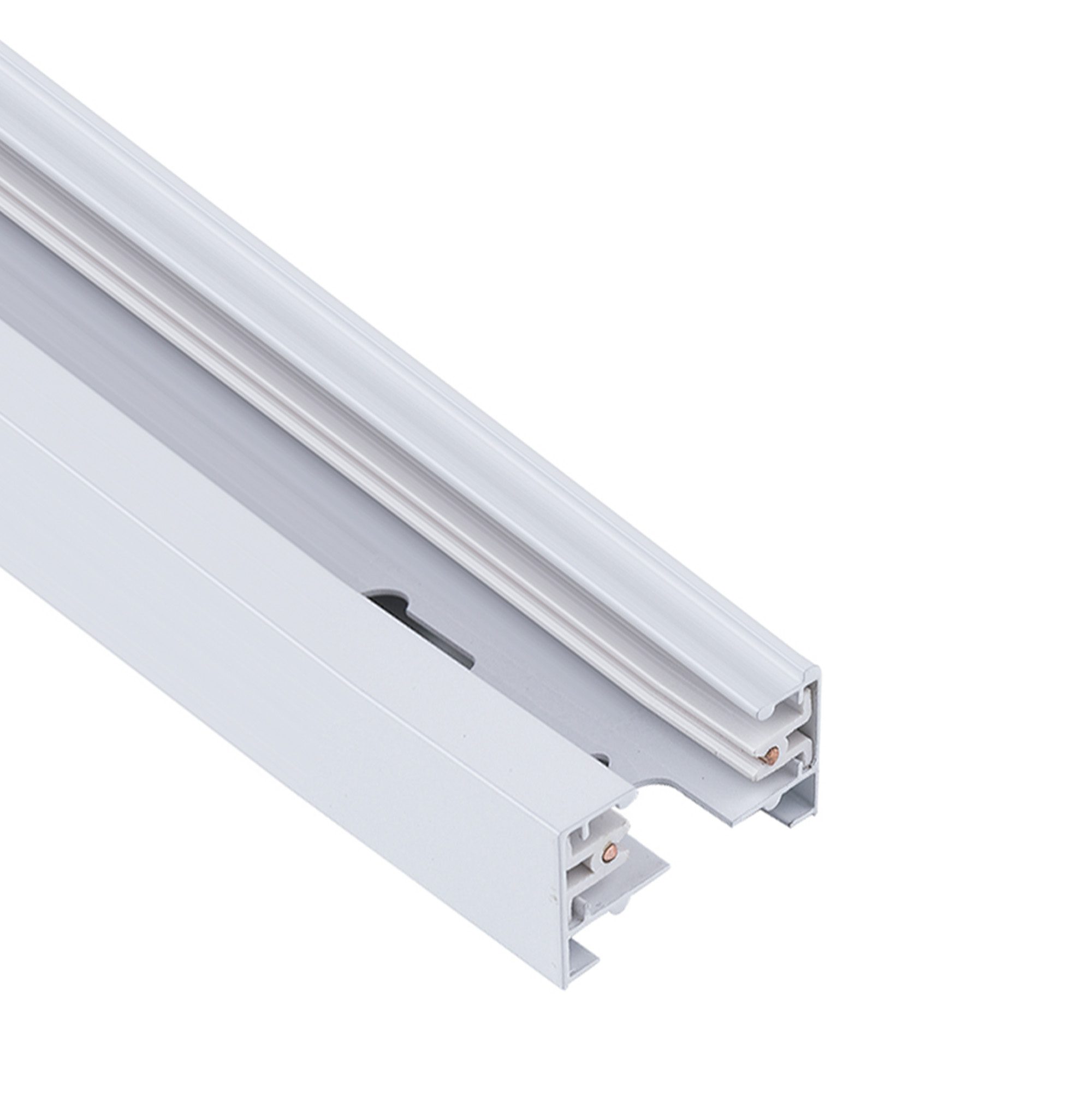 PROFILE RAIL LIGHTING NT 1F 1M IP20 WHITE PAINTED ALUMINUM