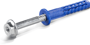 FFS KOŁEK RAMOWY POLIAMIDOWY Z KRÓTKĄ STREFĄ ROZPRU Z KOŁNIERZEM 10X120MM I WKRĘTEM Z ŁBEM SZEŚCIOK.