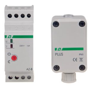 AZ-B PLUS AUTOMAT ZMIERZCHOWY 16A 2M 2-1000LX 230V AC SONDA ZEWNĘTRZNA IP65