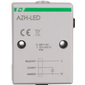 AZH-LED AUTOMAT ZMIERZCHOWY NT 10A 2-1000LX 230V AC IP65 WEWNĘTRZNY CZUJNIK ŚWIATŁOCZUŁY