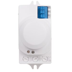 DRM-01 WHITE MICROWAVE MOTION/PRESENCE SENSOR 360° 1-10M 5S-12MIN IP20 5.8GHZ 230V AC