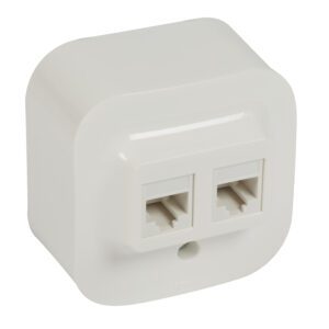 FORIX WHITE SOCKET NT COMPUTER 2X UAE 8 CAT.5E UTP FLAT