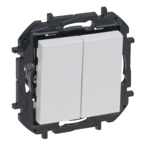 NILOE STEP MODUŁ BIAŁY ŁĄCZNIK UNIWERSALNY 2X ZACISKI SPRĘŻYNOWE 10AX 250V