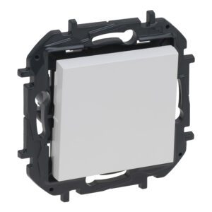 NILOE STEP MODULE WHITE BUTTON 1X 1Z SPRING TERMINALS 6A 250V