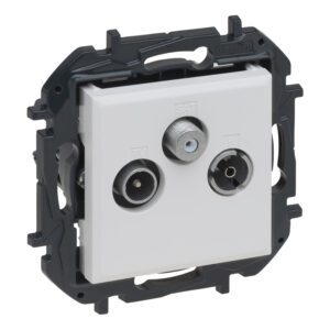 NILOE STEP MODUŁ BIAŁY GNIAZDO RTV-SAT KOŃCOWE GWIAZDA 1.5DB TV 5-68/120-862MHZ/ SAT 950-2400MHZ