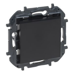 NILOE STEP MODUŁ CZARNY ŁĄCZNIK UNIWERSALNY ZACISKI SPRĘŻYNOWE 10AX 250V