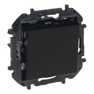 NILOE STEP BLACK CROSS SWITCH MODULE SCREW TERMINALS 10AX 250V