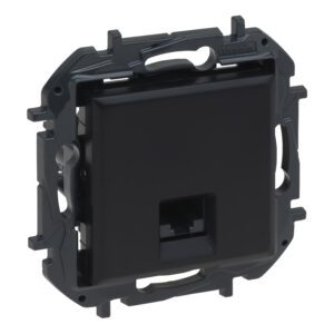 NILOE STEP MODULE BLACK COMPUTER SOCKET 1X UAE 8 CAT.5E UTP