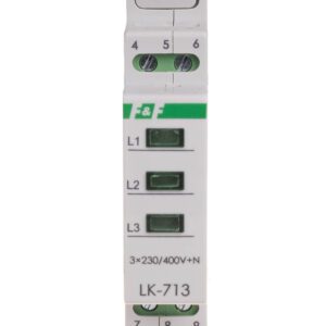LK-713G LAMPKA SYGNALIZACYJNA MODUŁOWA 3X 1M 3X230V+N ZIELONY