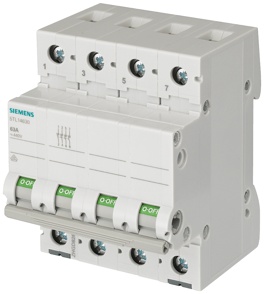 5TL1 ROZŁĄCZNIK IZOLACYJNY 63A 4P 4Z 4M 440V AC
