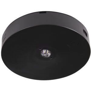 STARLET ROUND CZARNY OPRAWA AWARYJNA LED NT 1.5W 147LM 3H SC NM MT IP20 FI145 PC