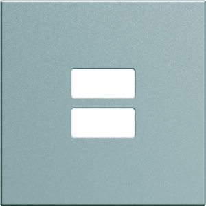 LUMINA PŁYTKA CZOŁOWA DO GNIAZDA ŁADOWANIA USB SREBRNY