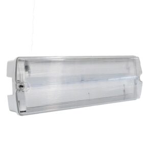 AH001 SZARY OPRAWA AWARYJNA ŚCIENNA LED 2.7W 100LM 230V 3H SA 180 AT IP65 1500MAH