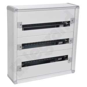 XL3 160 ROZDZIELNIA METALOWA NT  72M 3X 24M IP30 IK07 600X575X147 BEZ DRZWI SZARY