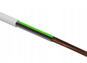 H05VV-F OWY 4X 1.5 ŻO BIAŁY PRZEWÓD OKRĄGŁY MIĘKKI 300/500V DO ODBIORNIKÓW RUCHOMYCH