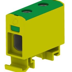 RAIL CONNECTOR THROUGH 1X AL/CU 1.5-50.0MM2 1000V AC/ 1500V DC UNIVERSAL TERMINAL YELLOW