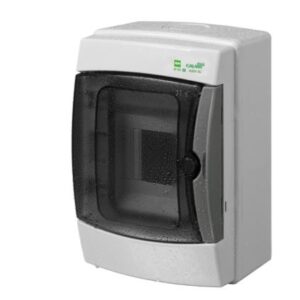 GALANT PLUS ROZDZIELNIA PLASTIKOWA NT 4M 1X 4M N+PE IP65 IK08 217X147X117 DRZWI DYMNE SZARY